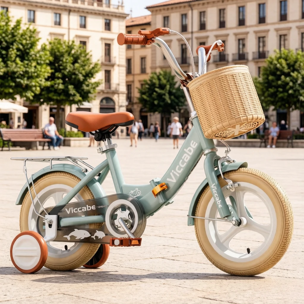 Kids Foldable Bike for Big Boys, Bicycle Pedal Cycle with Strong Load Capacity, Durable for Outdoor Adventure Travel