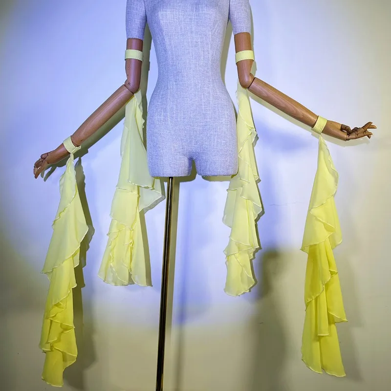 customized-18-color-atmospheric-modern-dance-accessories-2026-5-chiffon-fluttering-yarn-sleeves-fluttering
