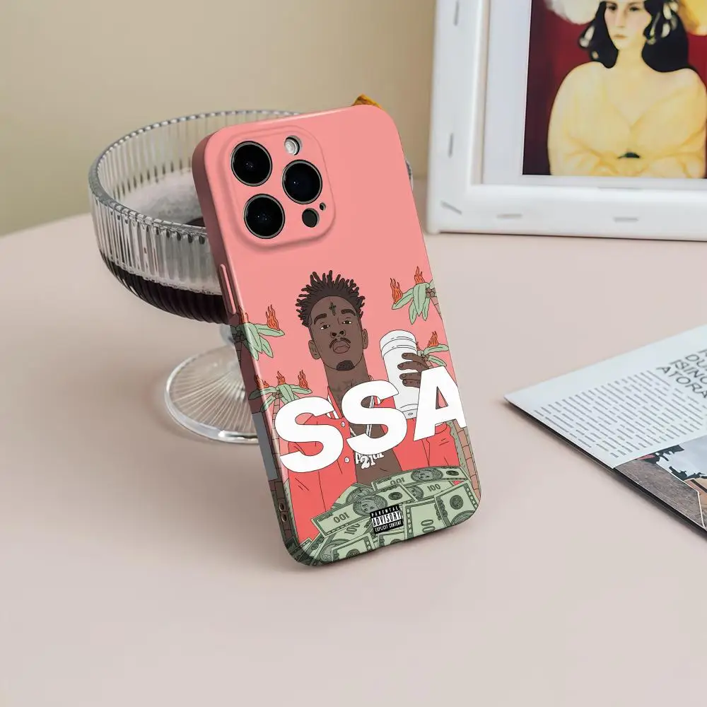 21 سافاج اسا ألبوم قضية الهاتف لسامسونج S25 24 23 22 الترا زائد لامعة HD غرامة ثقب السائل فيلم هارد شل #3