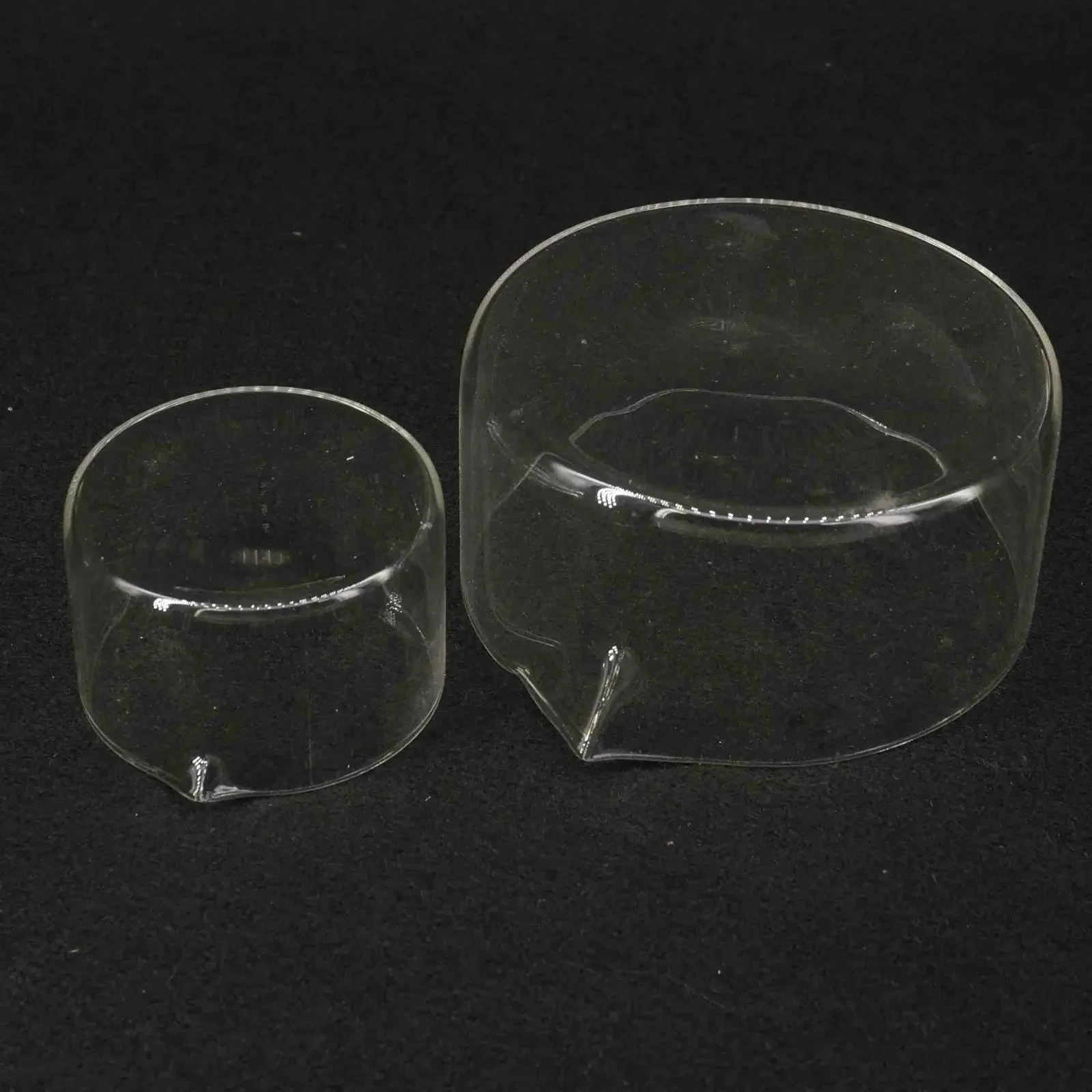 Lab Glass Crystallizing Dishes 60/90/100/125mm O.D with Spout Crystallization Experiment