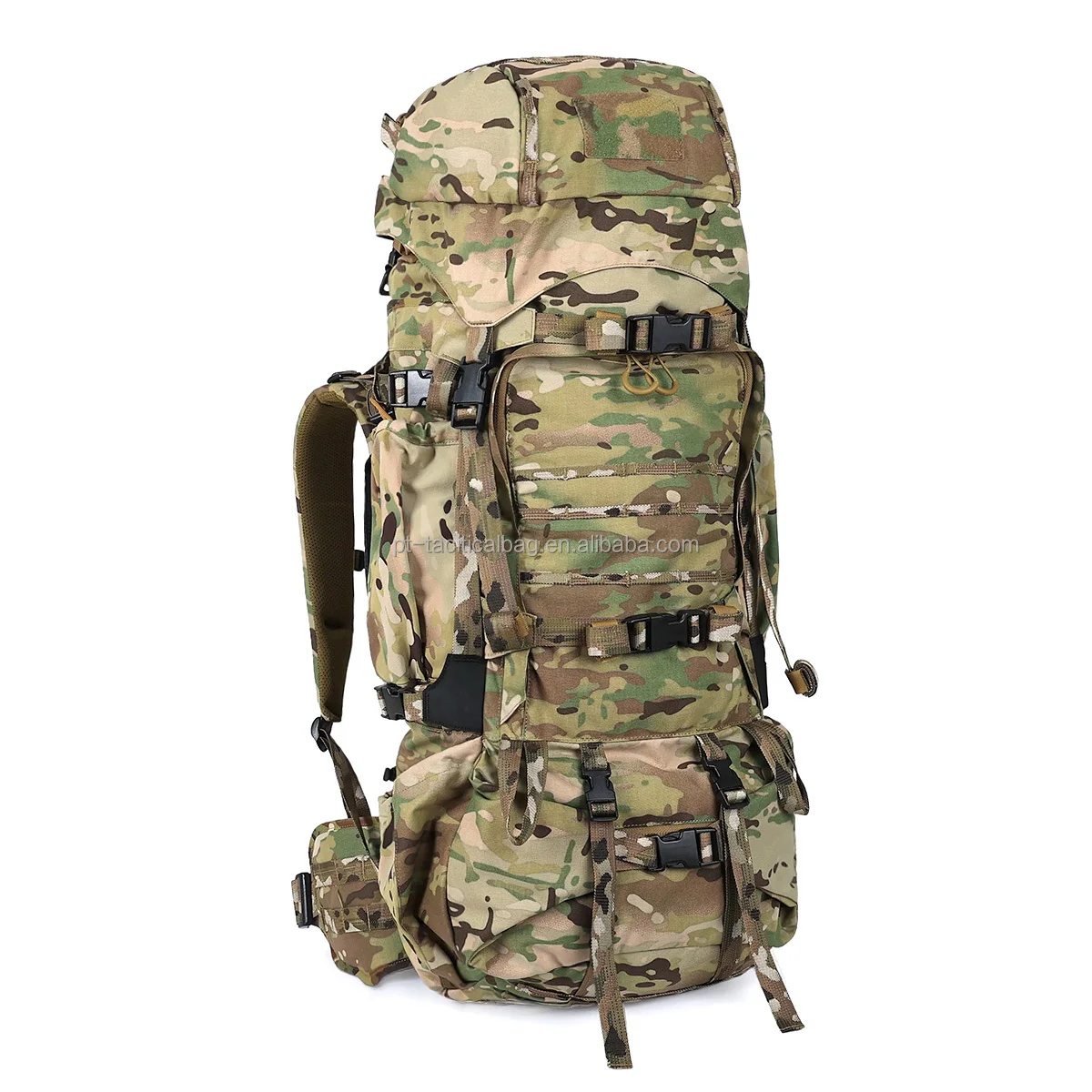 

PTG 75 Liters Camping Trekking Rucksack Tactical Backpack Travel Backpack Hunting Backpack
