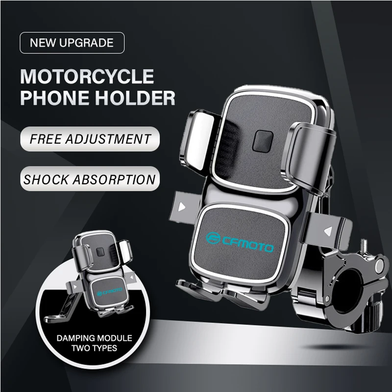 360° Rotatable Motorcycle Phone Holder for CFMOTO 400NK 650NK 650TR-G 650MT CF500 CF600 X5 upgrade GPS Stand Bracket Navigation