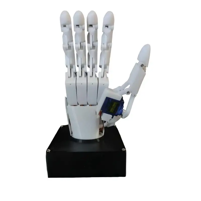 SG90 6 Dof Bionic Robot Hand with Somatosensory Glove Assembled RC Hand For Arduino ESP32 Open Source Code Programming Robot Kit