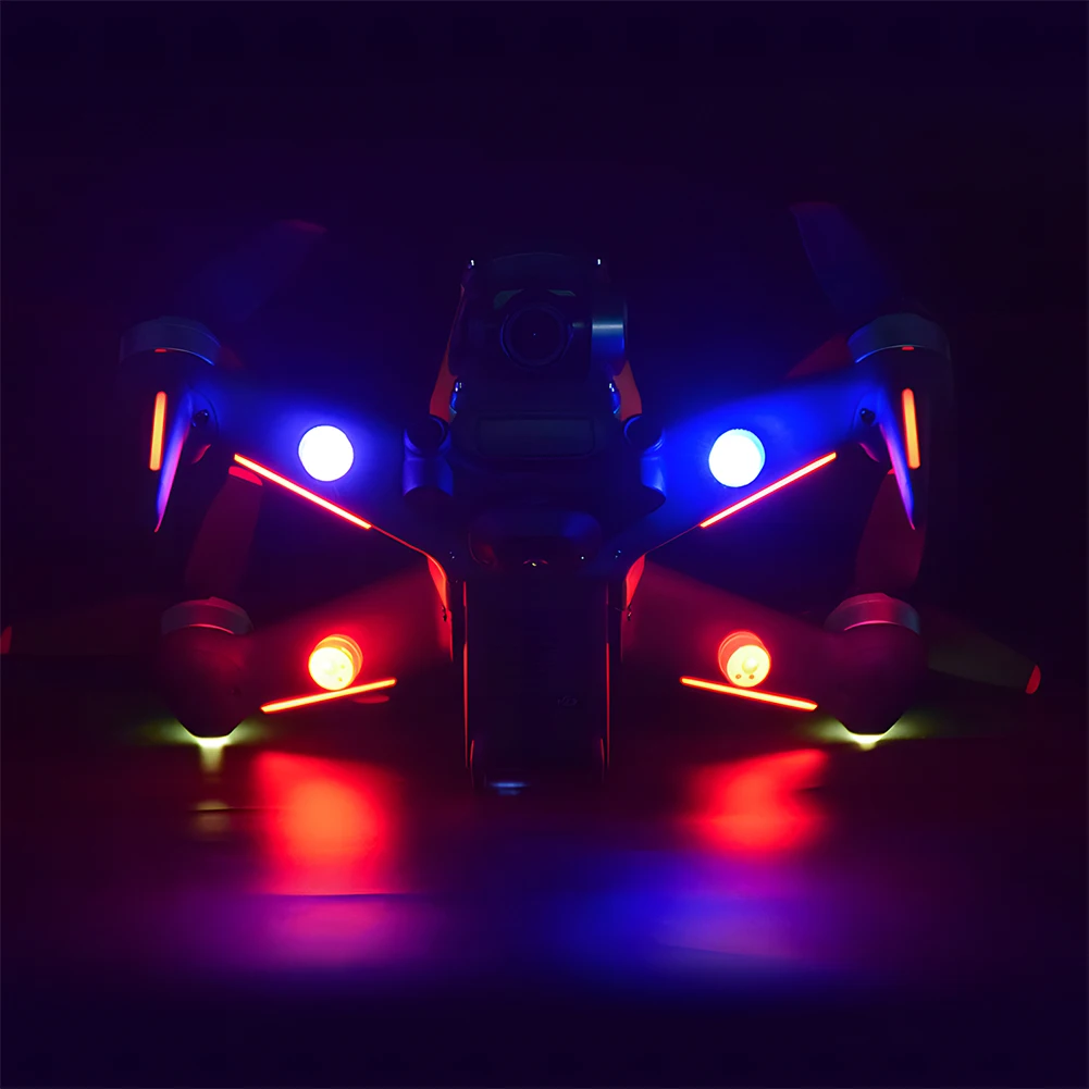 4 Pc Drone Anti-collision Strobe Light for Drone Night Flying LED Signal Lights Fits DJI FPV/Avata/AIR 3/MINI 4 PRO Accessories