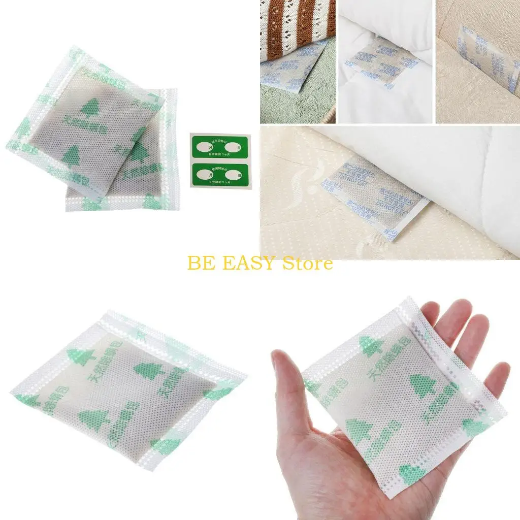 E28F Natural Mite Removal Bag Plant Essence Sachet Mites Bed Bug Removal Eliminator Bed Pillow Sheet Couch Household Defense