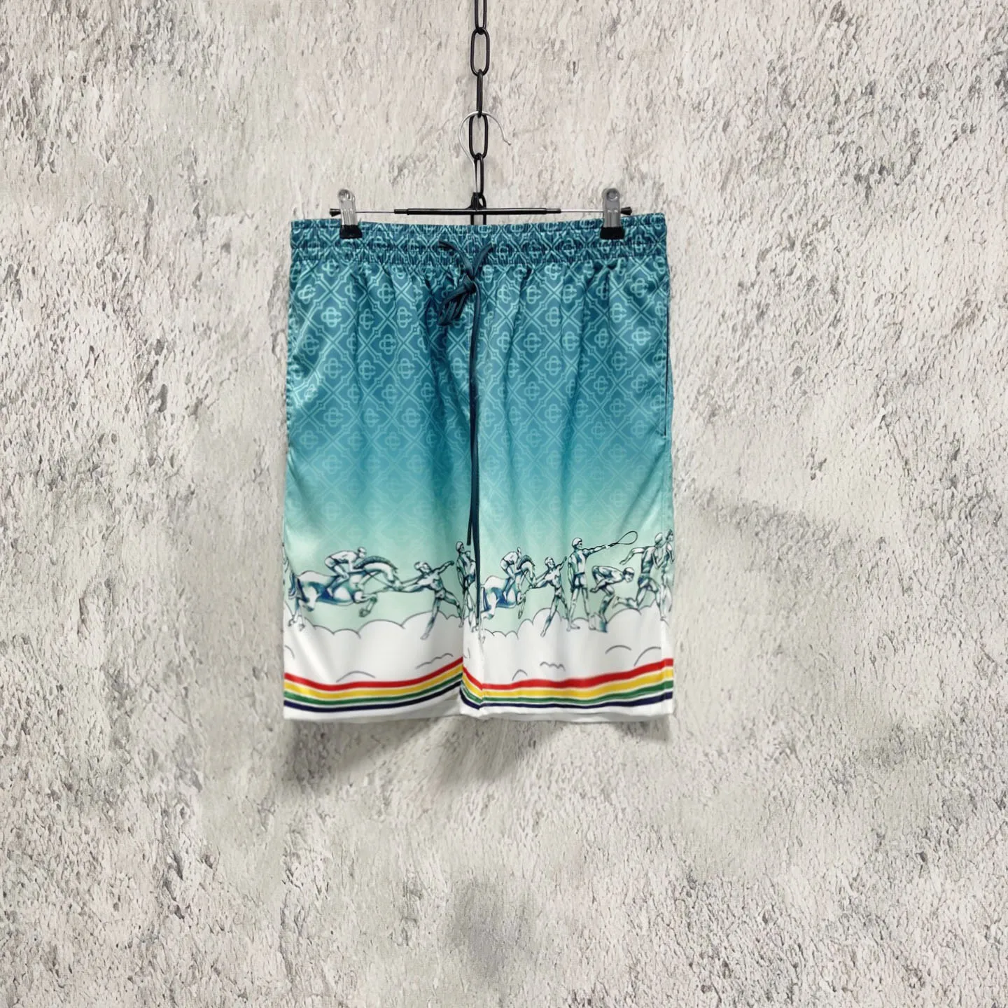 

Повседневные гавайские шорты-бриджи для мужчин: прямые, из полиэстера, оригинальные, универсальные, для летнего отдыха