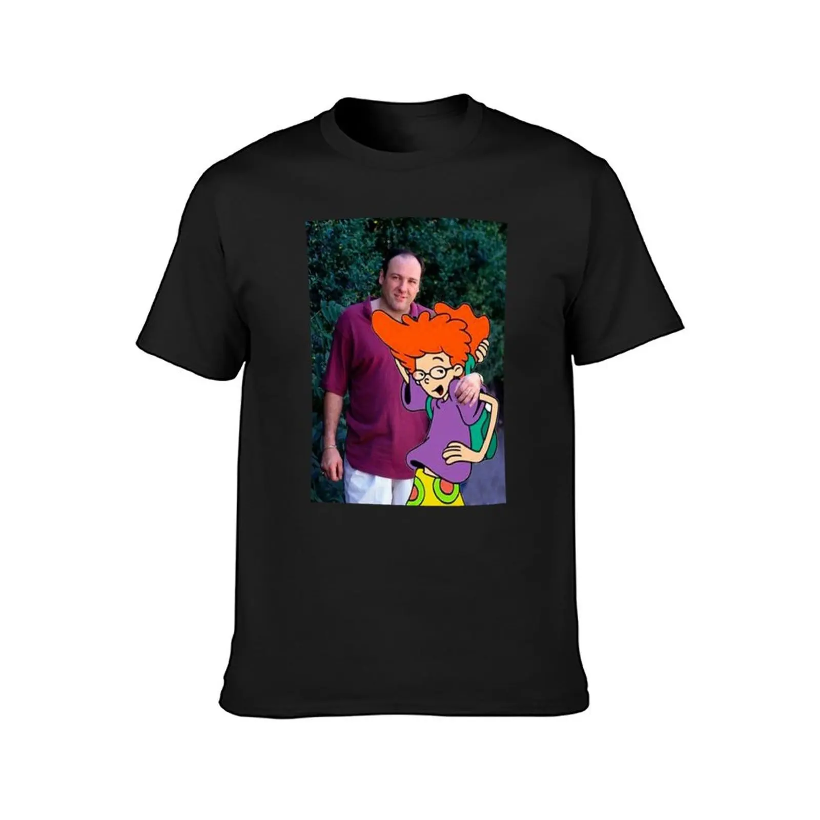 cumtown tony soprano pepperann T-Shirt customs customizeds mens white t shirts