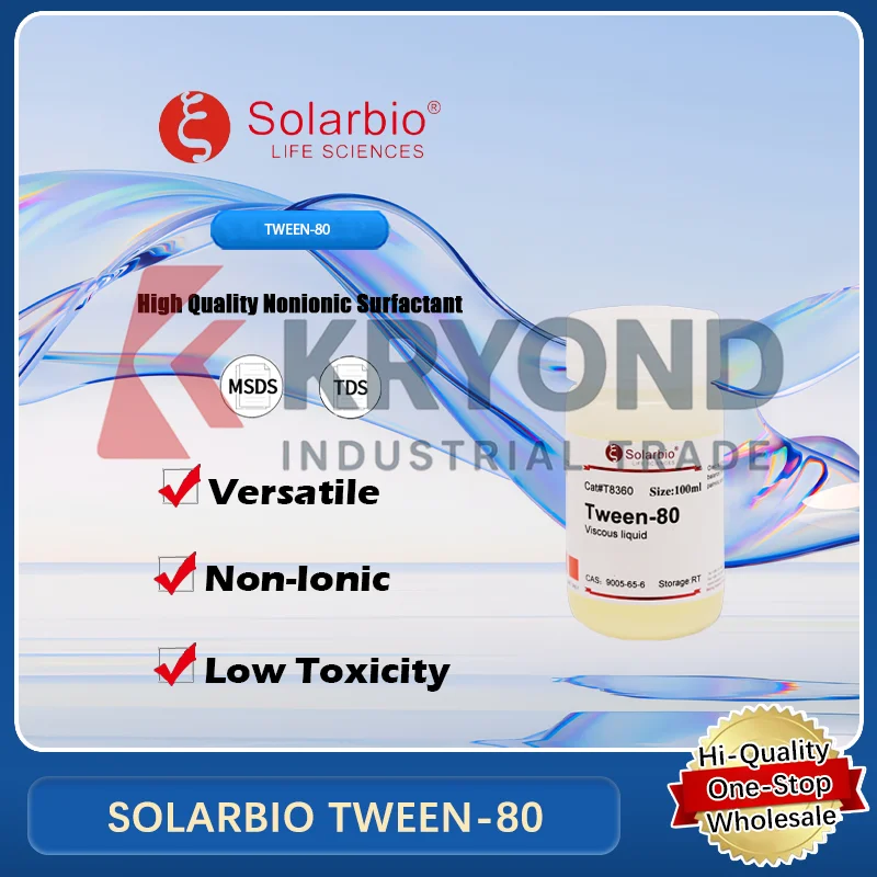 SOLARBIO TWEEN-80 Superfacto para aplicações de laboratório e bioquímicas Produto original