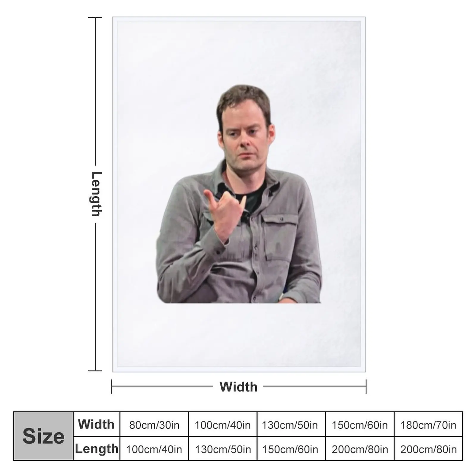 bill hader Throw Blanket Blanket For Sofa Thin Blankets Flannel Fabric