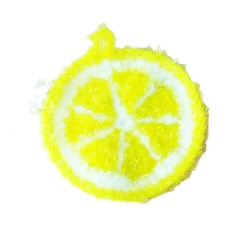 3PCS/LOT Korean Lemon Shape Dish Cloth Acrylic Washing Towel Magic Kitchen Cleaning Wiping Rags