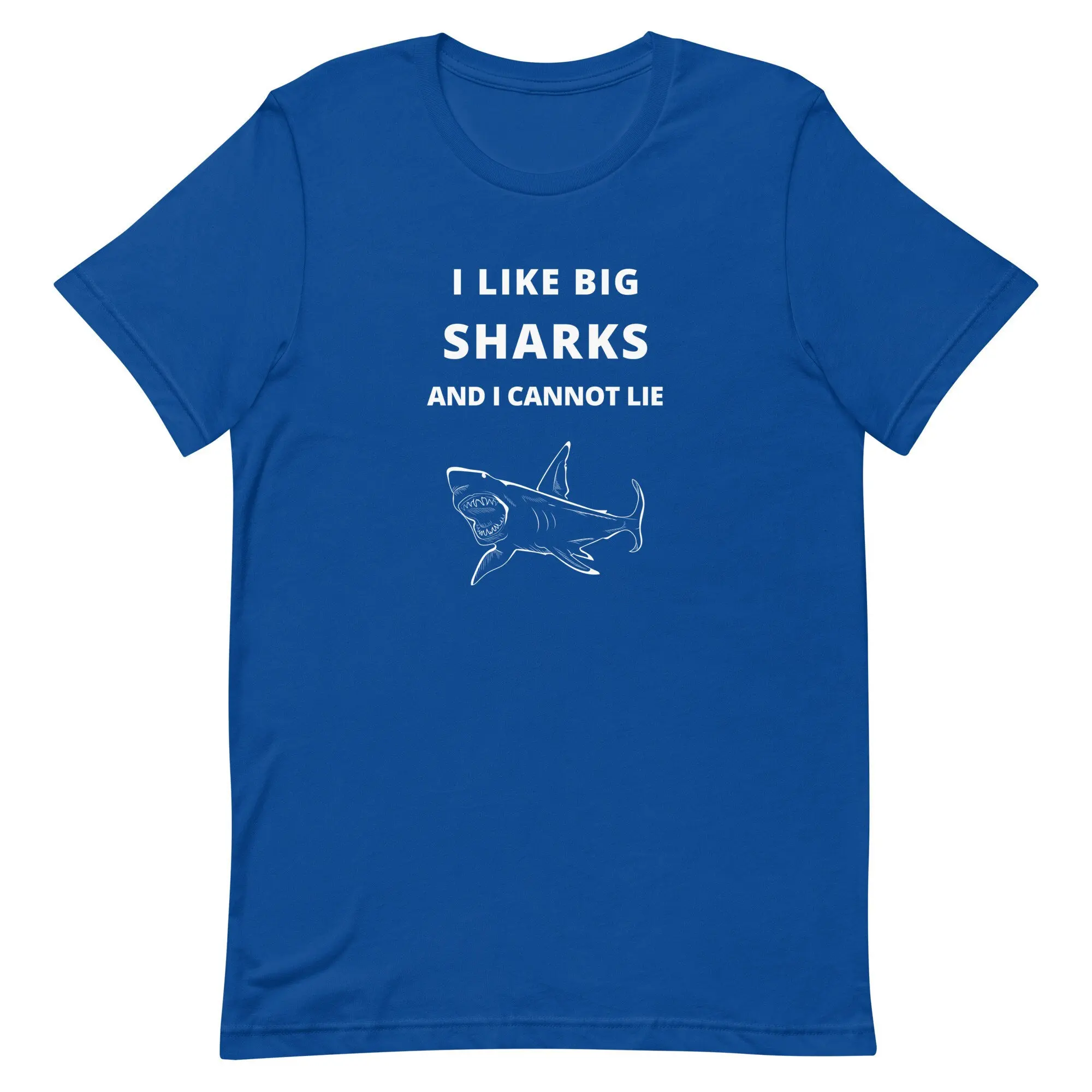 Me gustan los tiburones grandes y no puedo mentir camiseta