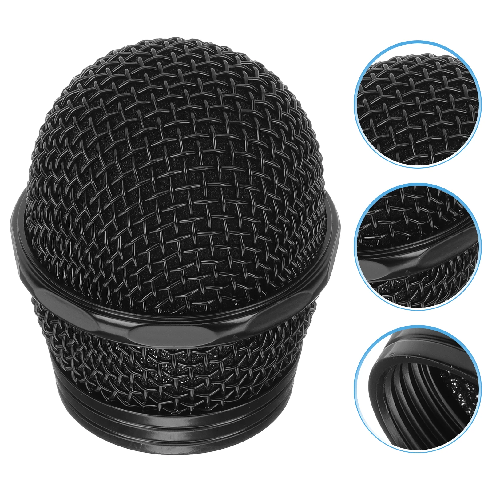 

Microphone Grille Headphone Accessories Headset Covers for Cordless Parts Ball Replacement Metal Mesh