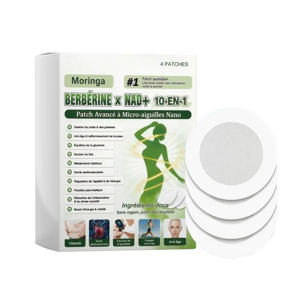 Nano Microdart Body Care Patches Moringa Seed Extract NAD+ Ultra Thin External Skin Care Stickers for Adults