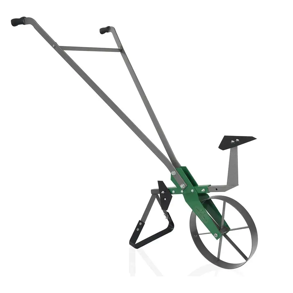 High Wheel Cultivator Self Cleaning Steel Single Wheel Hoe Modular Plow Garden Tool Gardening