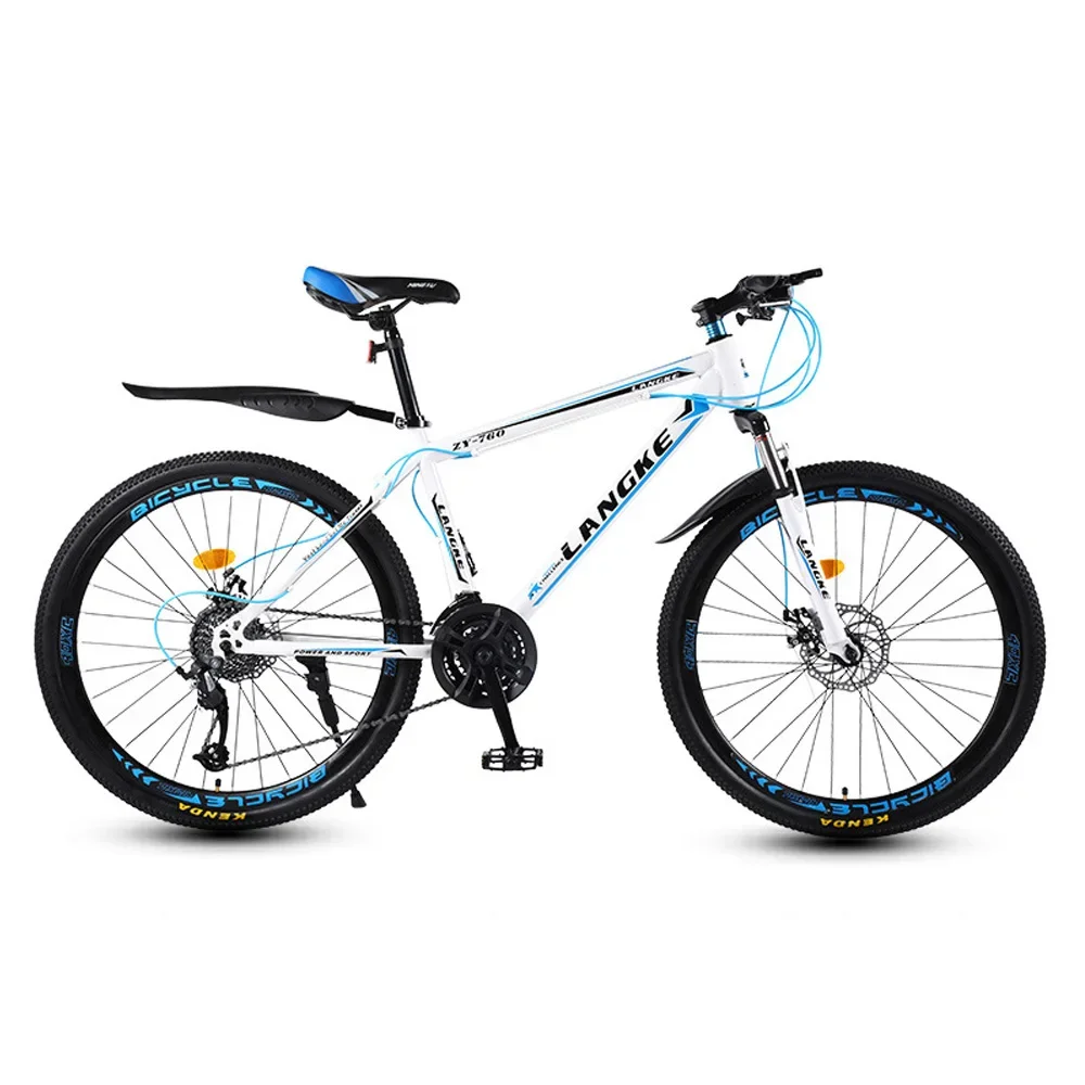 Mountain Bike 26inch Double Disc Brake Variable Speed Male And Female Student Walking Adult Off-road Shock Absorption Front Fork