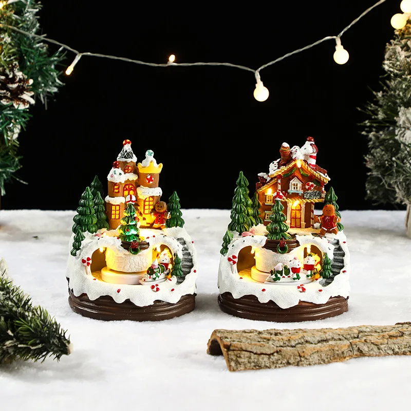 

Рождественская елка, украшения для дома, праздничное праздничное освещение для Рождества, рабочего стола, новогодние рождественские украшения, светящиеся товары для вечеринок