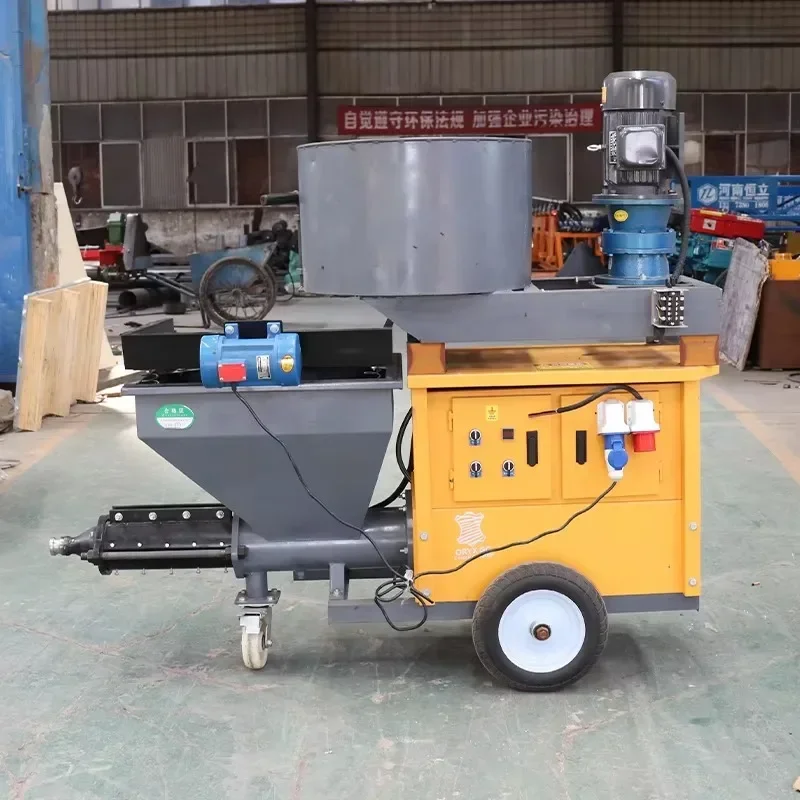 Mortar Spraying Machine Wall Plaster Device Cement Mortar Tool Spray Plaster Device Concrete Spraying Equipment Shotcrete Hot Sa