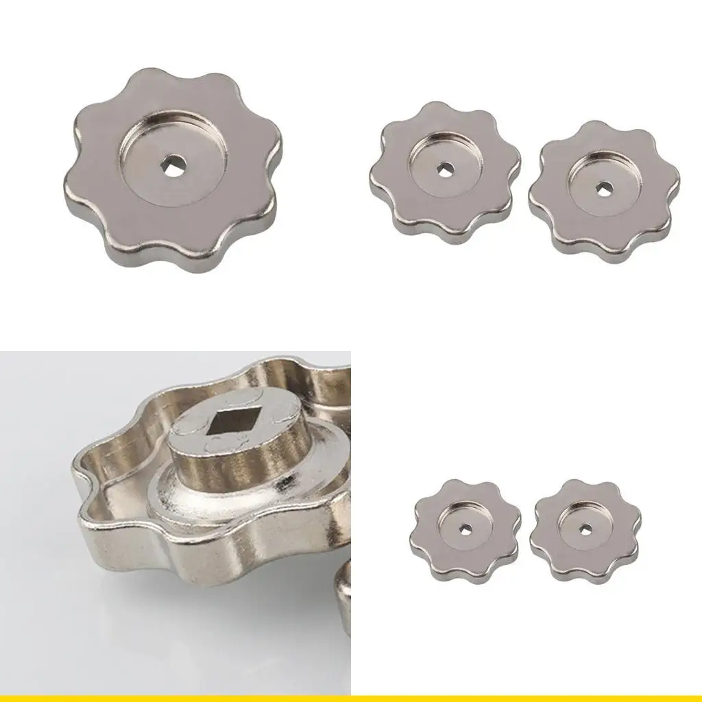 

SZCH 2pcs Smooth Operating Alloy Knob for Vehicle Heating & Cooling Component