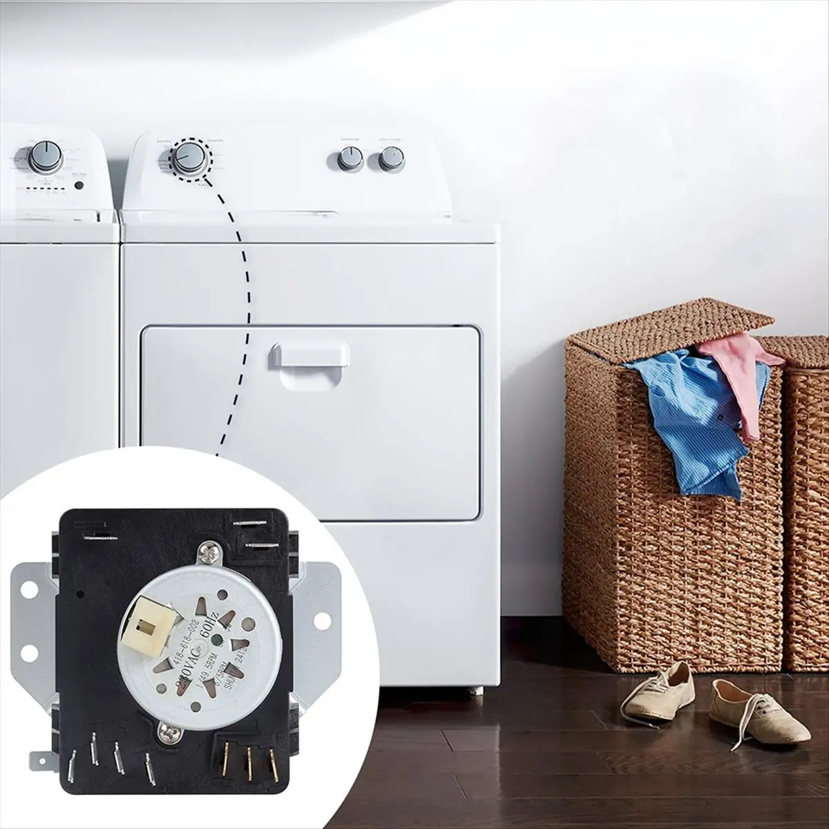 W10185982 Dryer Timer for WGD4800XQ0 WED4815EW1 110C61182011 WPW10185982 418-618-20-B5 PS11749831
