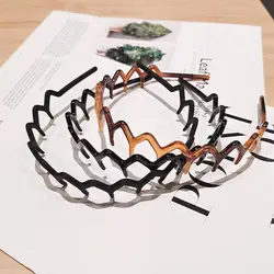 2pcs Anti slip toothed headband, Korean style minimalist headband, bangs, broken hair, pressed hair, hairpin hair accessories
