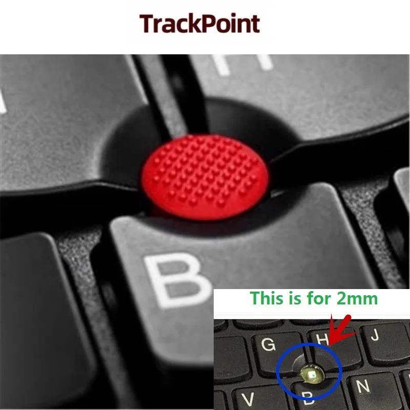 2mm 2*2mm oder 4mm 4*4mm Nippel Gummi Maus Track Pointer Trackpoint Rote Kappe Weiche Felge für IBM Lenovo ThinkPad Laptop