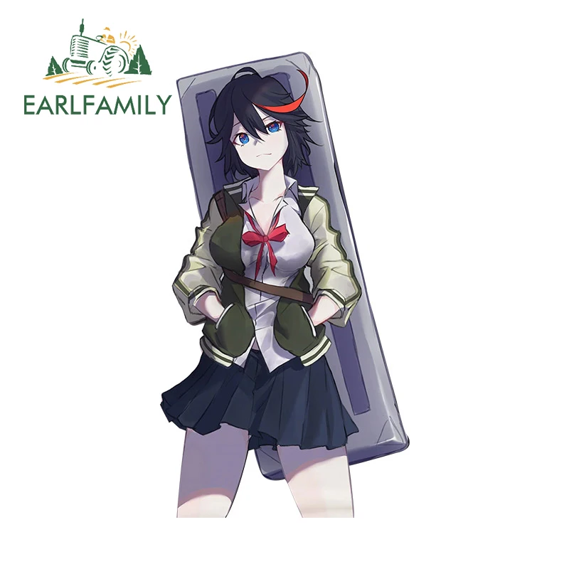 EARLFAMILY 13cm x 7cm für TÖTEN la TÖTEN Ryuko Matoi Auto Aufkleber Klimaanlage Aufkleber Wasserdichte Motorrad Vinyl dekoration