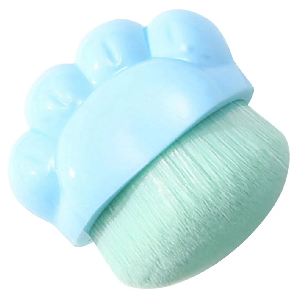 Pincel de maquiagem com garra de gato, portátil, base, corretivo, aplicador de blush, ferramenta de viagem, pincel para blush