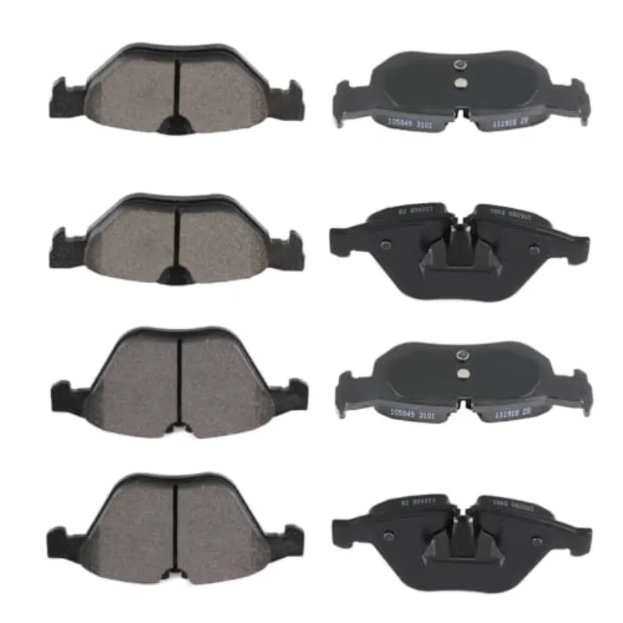 

CCIYU D918 D1267 8pcs Front Rear Ceramic Brake Pads Kits for BMW 328i 328i xDrive 328xi X1 High-Performance Braking System with