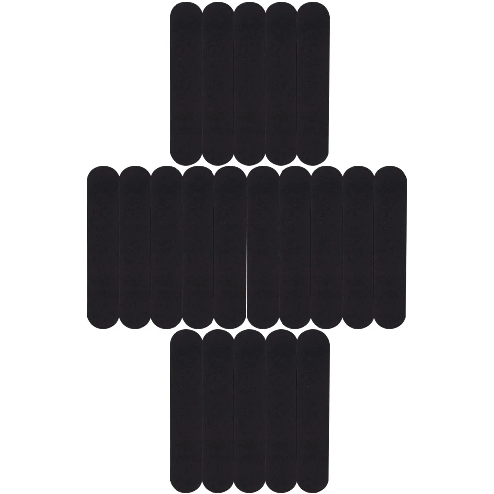

50pcs Breathable Sweat-Absorbing Hat Liner Black Eva Foam Stick-On Collar Protector Pad Skin-Friendly Long-Lasting for Headband