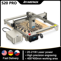 ATOMSTACK S20 Pro Laser Engraving Cutting Machine 20W Laser Power 400x400mm Engraving Area with Air Assist Kit for Wood Metal