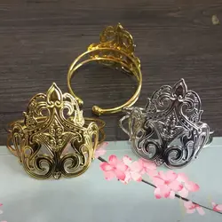 Golden Silver Hanfu Cosplay Hair Crown Accessories For Bun Chinese Ancient Men Headdress Headwear Warrior Favors
