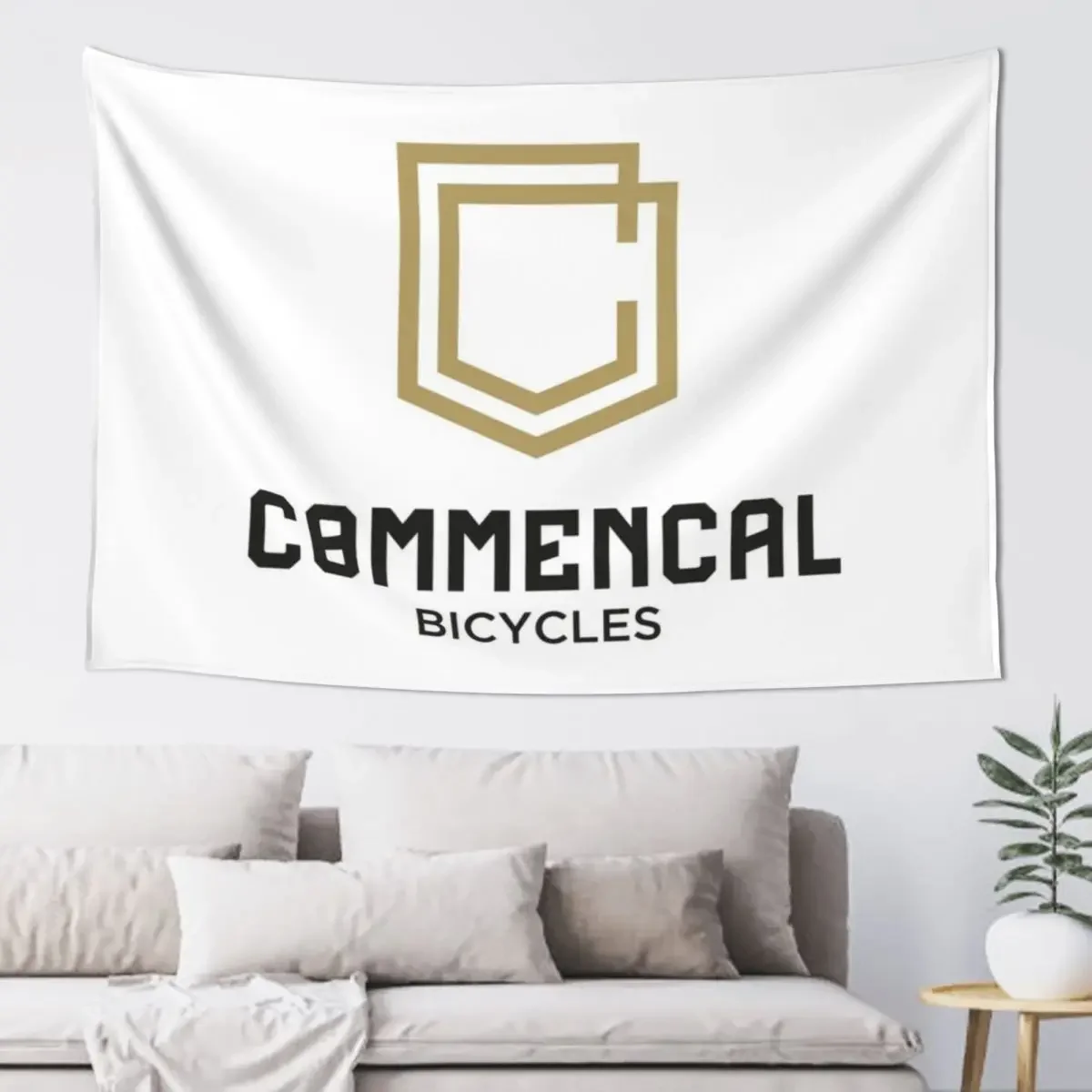 Logo Commencal Tapestry Aesthetic Decoration Kawaii Room Decor Home Decor Accessories Wall Coverings Tapestry