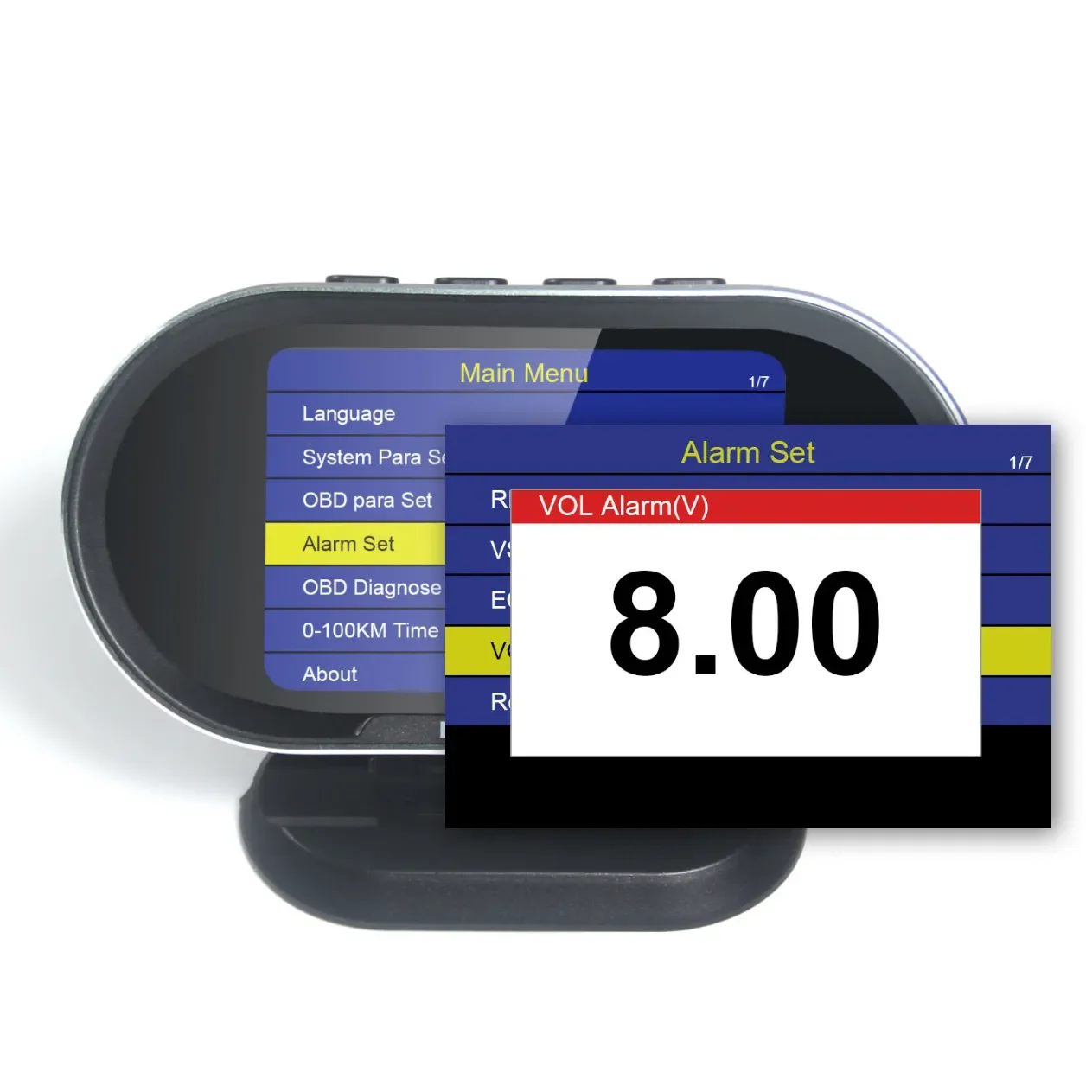 Hot Sale Vehicle Diagnostic Tool Obd2 Gauge Displays Head up Display Car OBD2 OBD Overspeed Warning System Speedometer