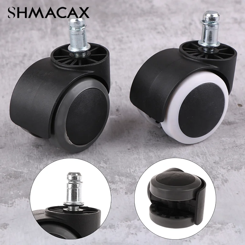 2 Inch Universal Swivel Caster Wheels Replacement Gaming Chair Office Chair Casters Furniture Hardware