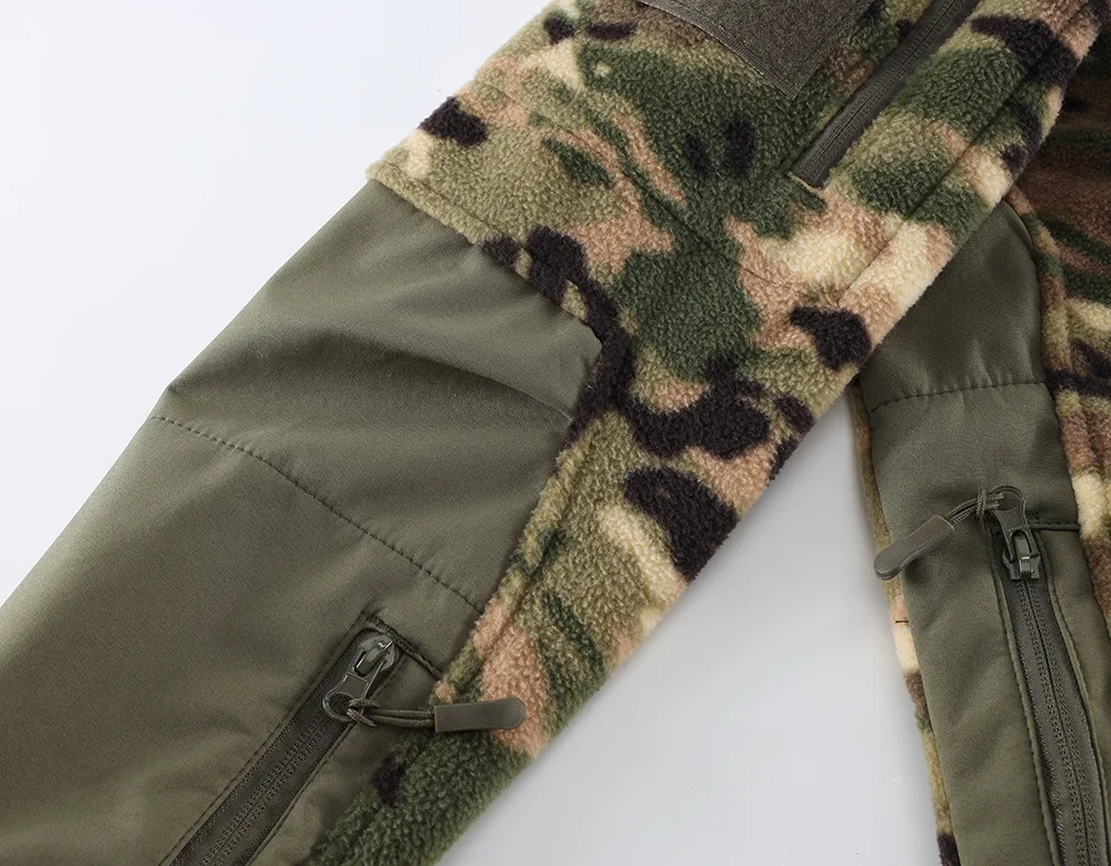 Winter Herren Outdoor Camouflage Jacke Set taktische Kapuzenjacke Winter warme Jacke Innenschicht Herren Winteranzug Herren Set – Detail 18