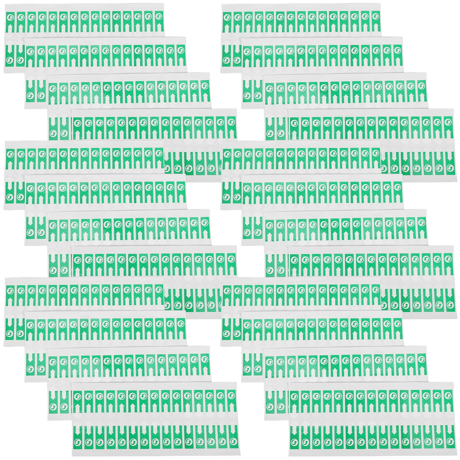 1000Pcs Bag Sealing Arrow Stickers for Garbage Bags Envelopes Marking Direction Labels Removable Non-Residue Adhesive Spacing