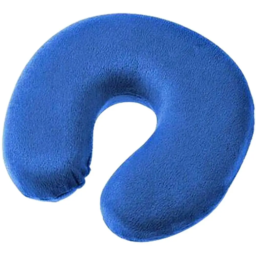 Universal Inflatable Convenient Soft Support Travel U Shaped Air Pillow Cushion Neck Head