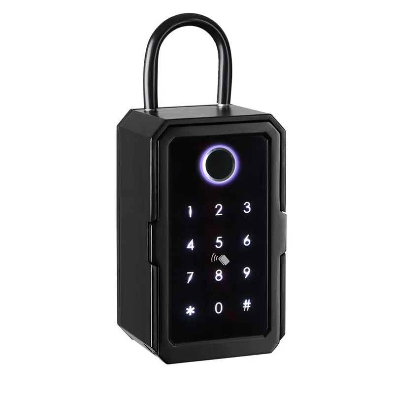 Ttlock/Tuya Vingerafdruk Smart Key Lock Box Kluizen IP65 Waterdichte Wachtwoord Telefoon Controle Wall Mount Sleutels Veilig Opslag Lock doos