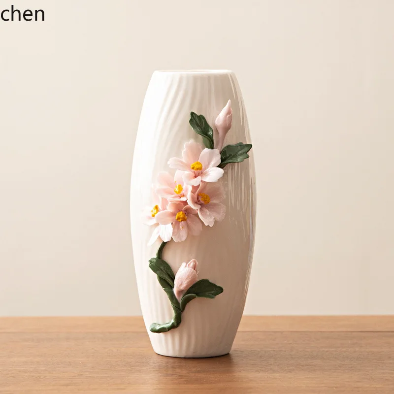 YFY Ceramic Handmade Fresh Flower Living Room Home Flower Arrangement Vase