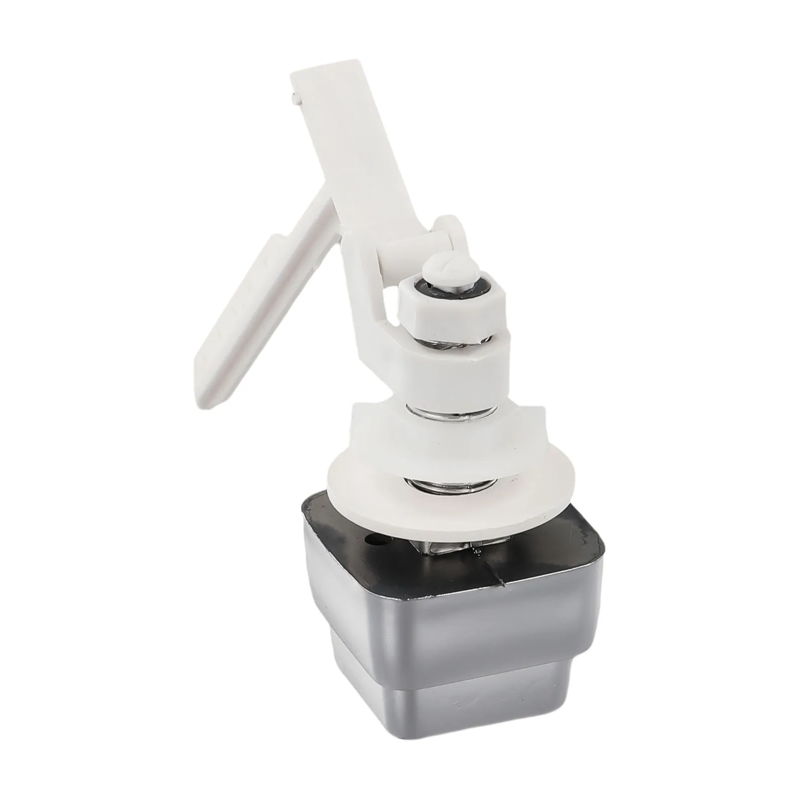 Bathroom Supplies Silver White Trip Lever Side Mount Toilet Parts Accessories Plastic Replacement Spare Bathroom