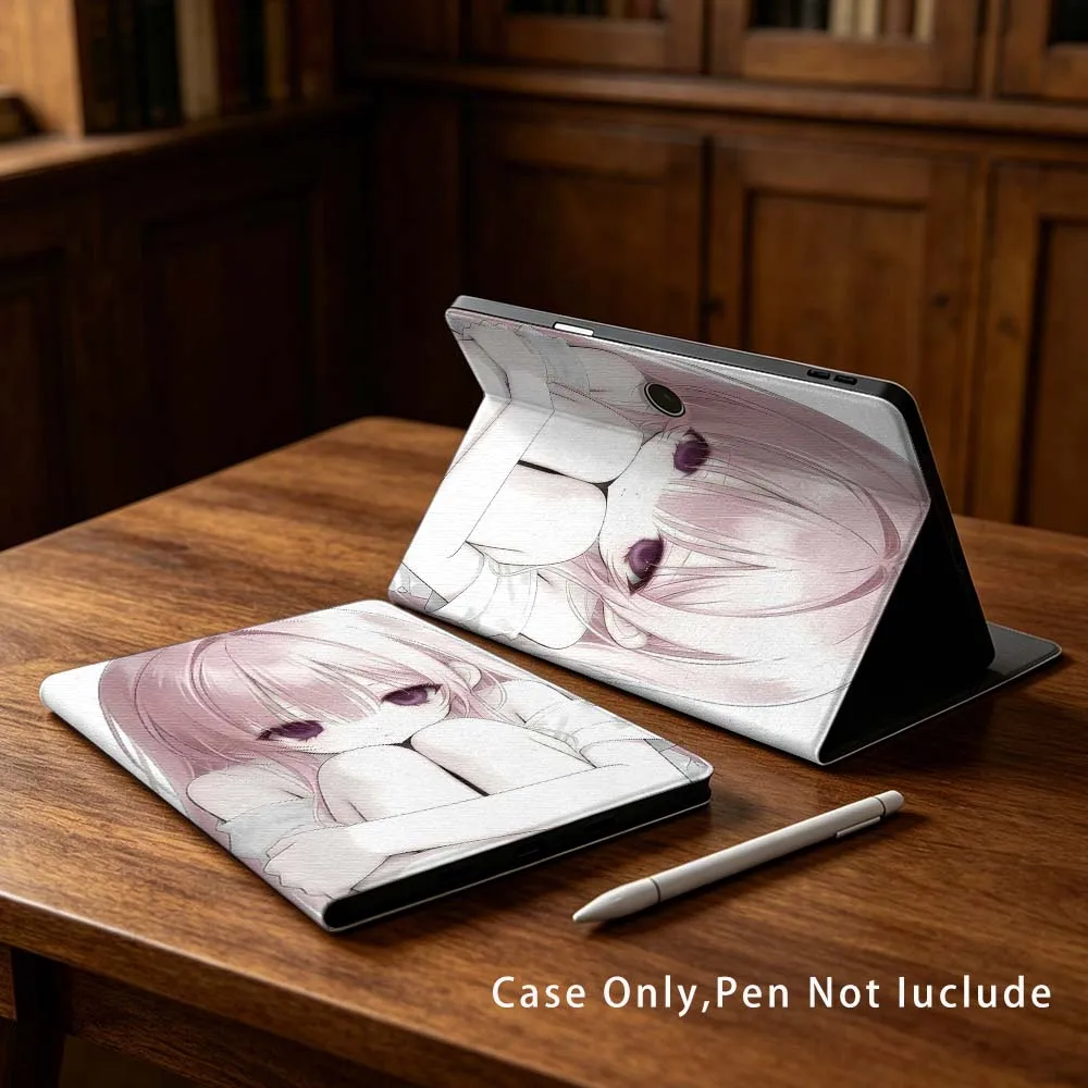 

Cartoon Pink Hair Girl For OPPO VIVO IQOO OnePlus Realme Pad 3 Pro 13 12.1 11.61 11.4 10.36 11 inch Tablet Case Soft