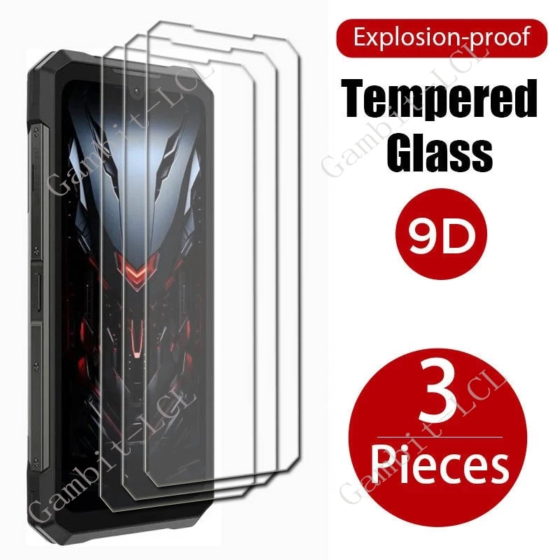 3PCS Protective Tempered Glass For Doogee Fire 6 Max ON DoogeeFire6Max Fire6Max Fire6 6Max 6.72" Screen Protector Cover Film