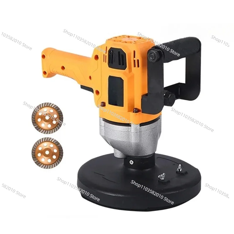Concrete Grinder Cement Block Grinder Wall Planer Multi-Function Rough Grinder Polishing Machine High-Power Concrete Grinding