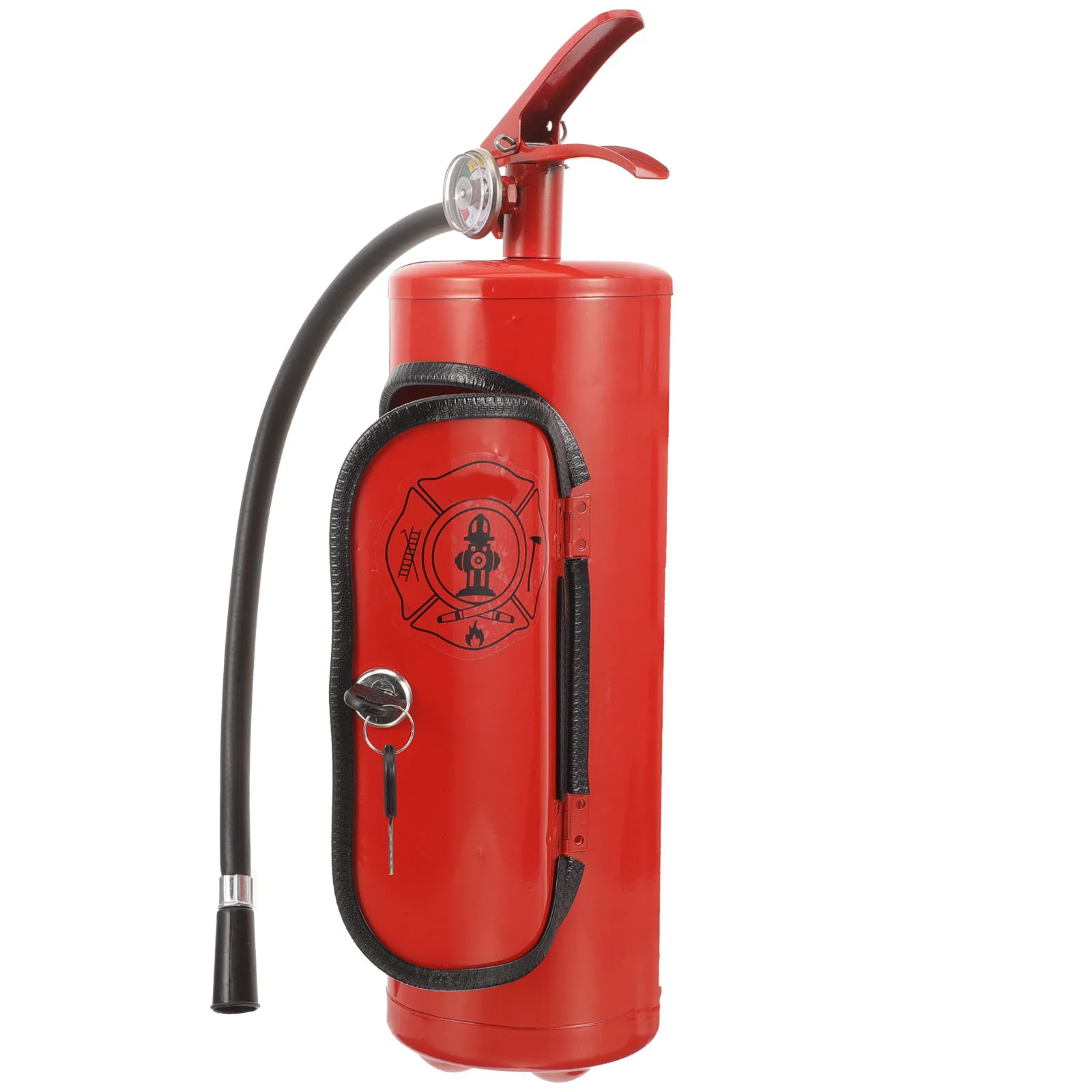 

Fire Extinguisher Box Mini Metal Storage Container for Red Packaging Gift Idea Creative extinguisher shaped box