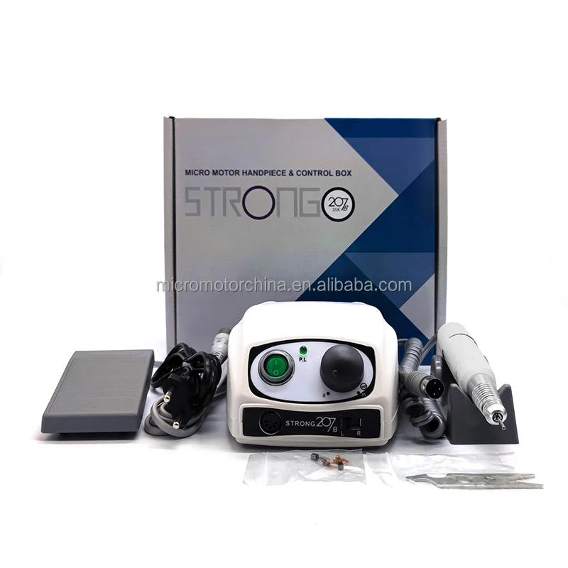 

Nails Supplies Salon Gel Nail Polish Saeshin Strong 207 Micro Motor 65W Electric Nail Drill 35000 Rpm