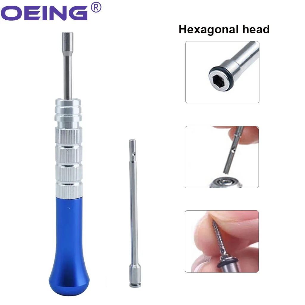 1Pc Dental Orthodontic Implant Screwdriver Micro Ortho Screw Driver Handle Titanium Metal Wrench Self Drilling Tool Dentist Tool