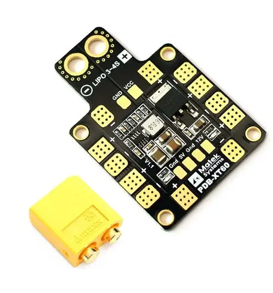 1-3PCS PDB XT60 W/ BEC 5V & 12V 2oz Copper For flight speed power controller stack Geprc iflight  RC Quadcopter FPV QAV Drone