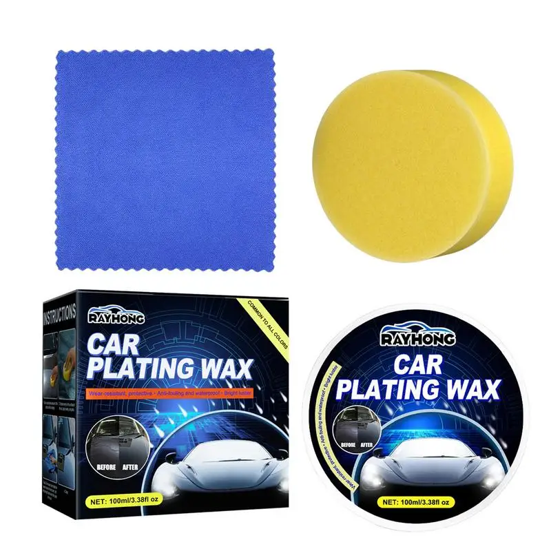 

Car Wax CrystalCoating Set Car Coating Protection Crystal Plating Mirror Shine Protective Sealant Polish Car Care Wax Polish