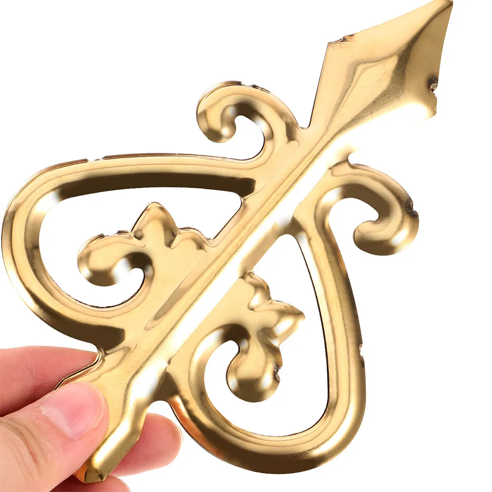 

12 шт. Декоративные навершия для забора из алюминиевого сплава, орнаментальные накладки на столбы ворот с защитой от перелезания, устойчивые к погодным условиям, для безопасности забора