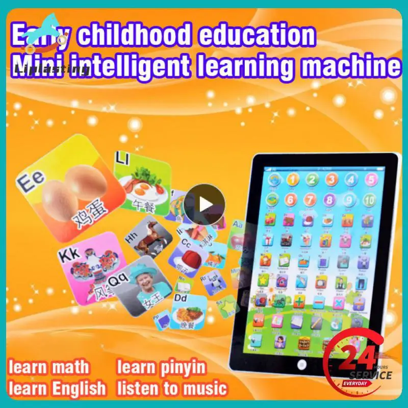 English Learning Machine Plastic Parent-child Game Bilingual Point Reading Voice Recognition Interest Training Learn Toy